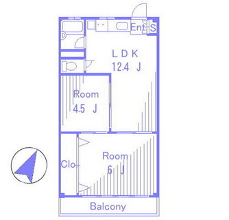 東京都板橋区板橋１丁目 賃貸マンション 2DK