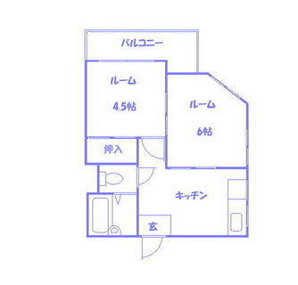 東京都北区滝野川７丁目 賃貸マンション 2DK