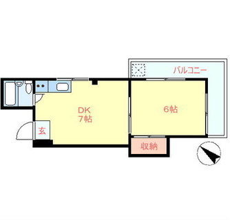 東京都北区滝野川６丁目 賃貸マンション 1DK