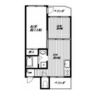 東京都北区滝野川７丁目 賃貸マンション 2DK