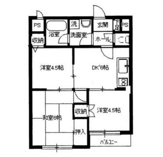 東京都北区滝野川７丁目 賃貸マンション 3DK