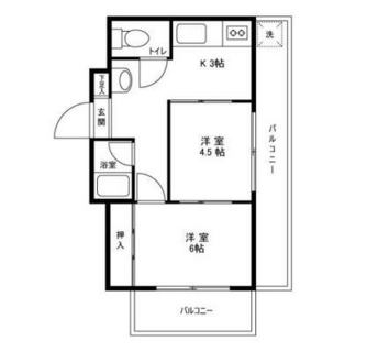 東京都板橋区板橋３丁目 賃貸マンション 2K