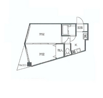 東京都北区滝野川５丁目 賃貸マンション 2K