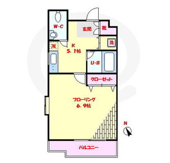 東京都北区滝野川７丁目 賃貸マンション 1K