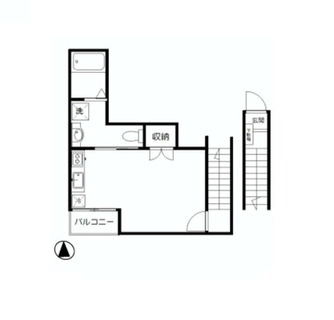 東京都北区滝野川４丁目 賃貸マンション 1R