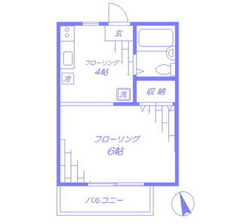 東京都北区滝野川４丁目 賃貸アパート 1K