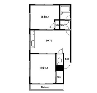 東京都板橋区板橋２丁目 賃貸マンション 2LK