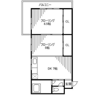 東京都北区滝野川７丁目 賃貸マンション 2DK