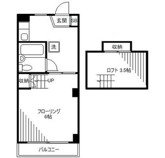 東京都北区滝野川４丁目 賃貸マンション 1K