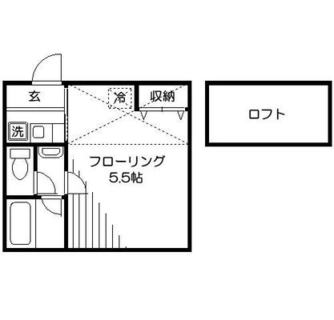 東京都北区滝野川５丁目 賃貸アパート 1K