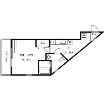 東京都北区滝野川３丁目 賃貸マンション 1K