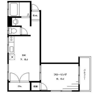 東京都北区滝野川７丁目 賃貸マンション 1DK