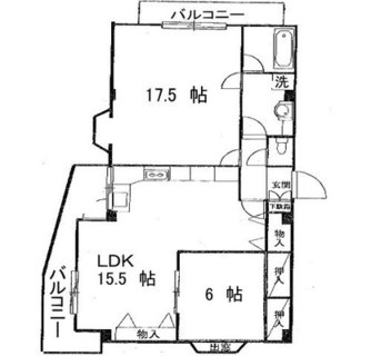 東京都板橋区板橋４丁目 賃貸マンション 2LDK